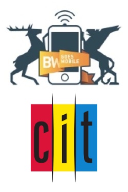 Logo Wettbewerb "BW Goes Mobile" sowie Logo der cit