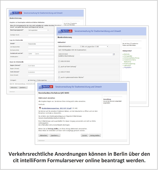 cit intelliForm dient als Basis für E-Government in der Berliner Senatsverwaltung